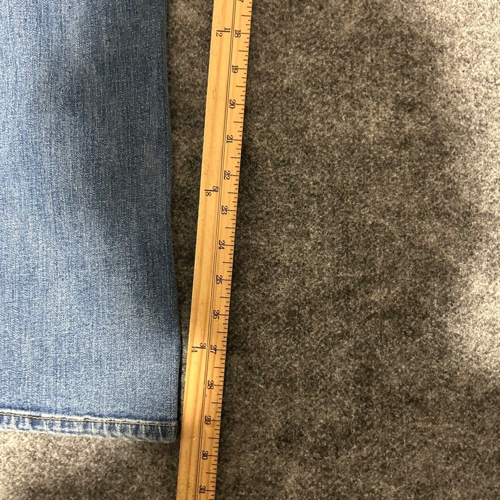 Calvin Klein Ultimate Bootcut‎ Jeans Blue Denim Y2K Retro Size 29/8 - Picture 4 of 7